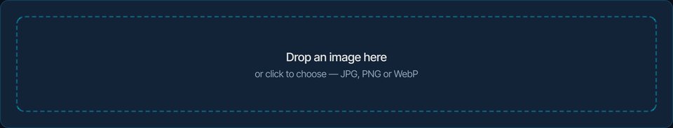 KlipTools Carousel Splitter drop zone, ready to slice an image into Instagram carousel panels