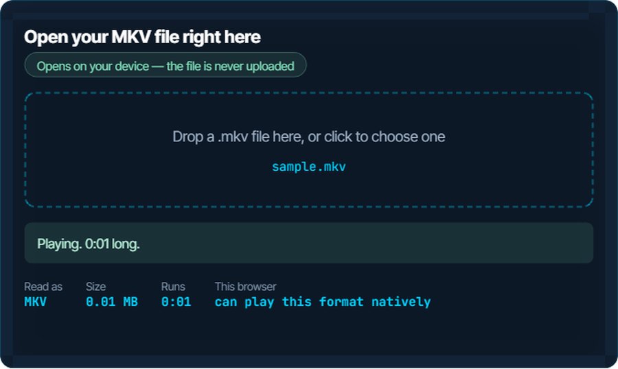 How to open an MKV file