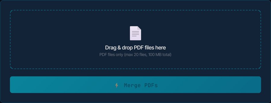 KlipTools PDF merge tool