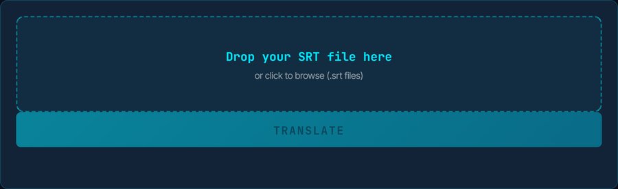 KlipTools SRT translator tool