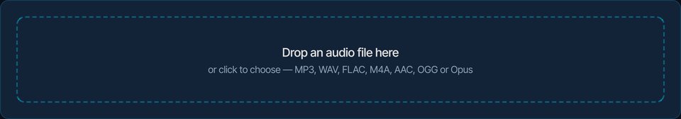 KlipTools Waveform Image Maker drop zone, ready to draw a waveform from every sample